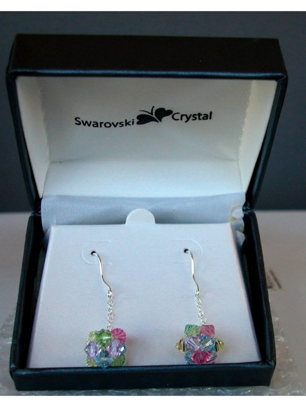 Swarovski Crystal Earrings 1 Inch